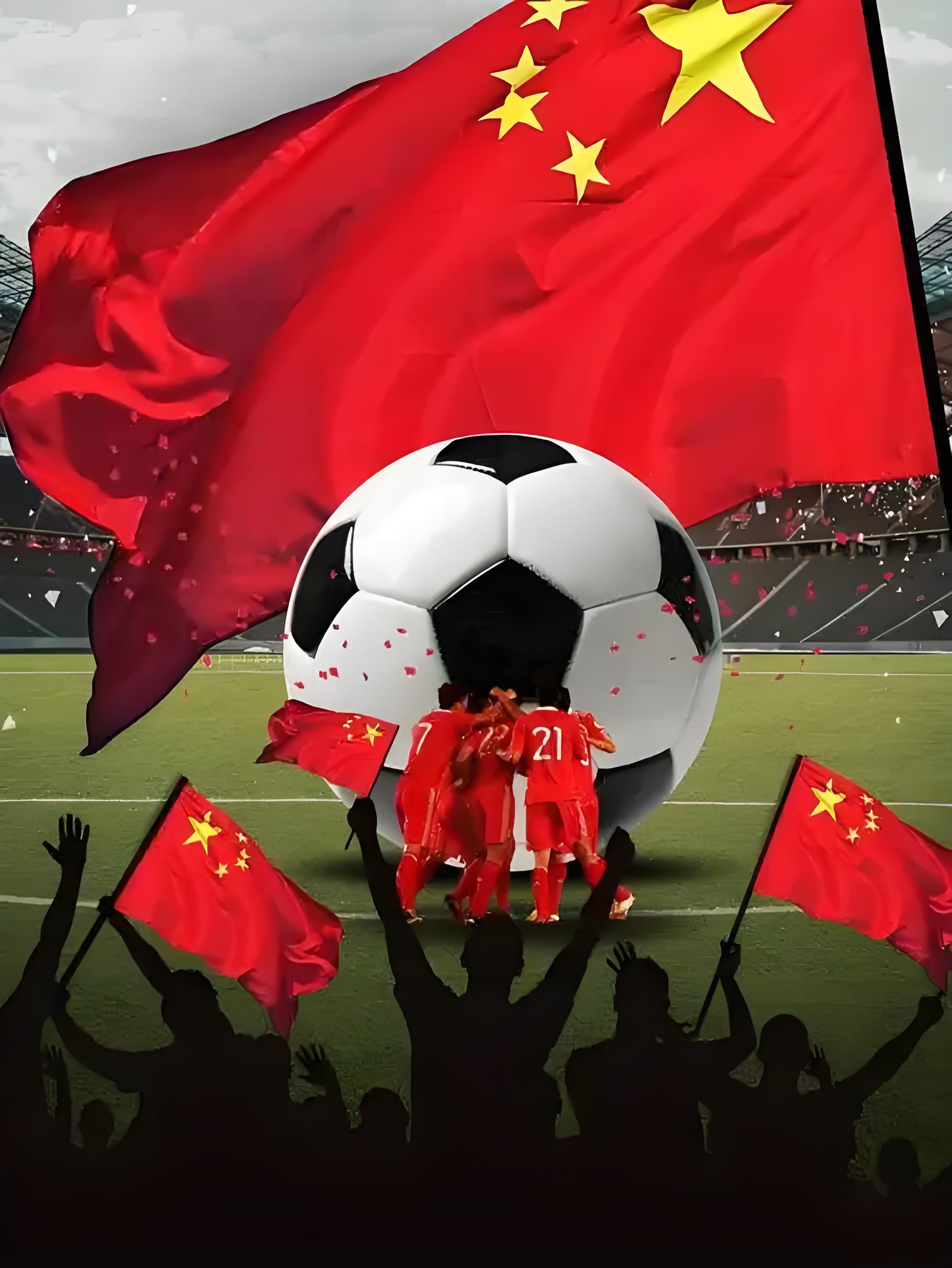 足球赛事中球员们的拼搏精神可嘉